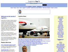 Tablet Screenshot of logistics-world.com